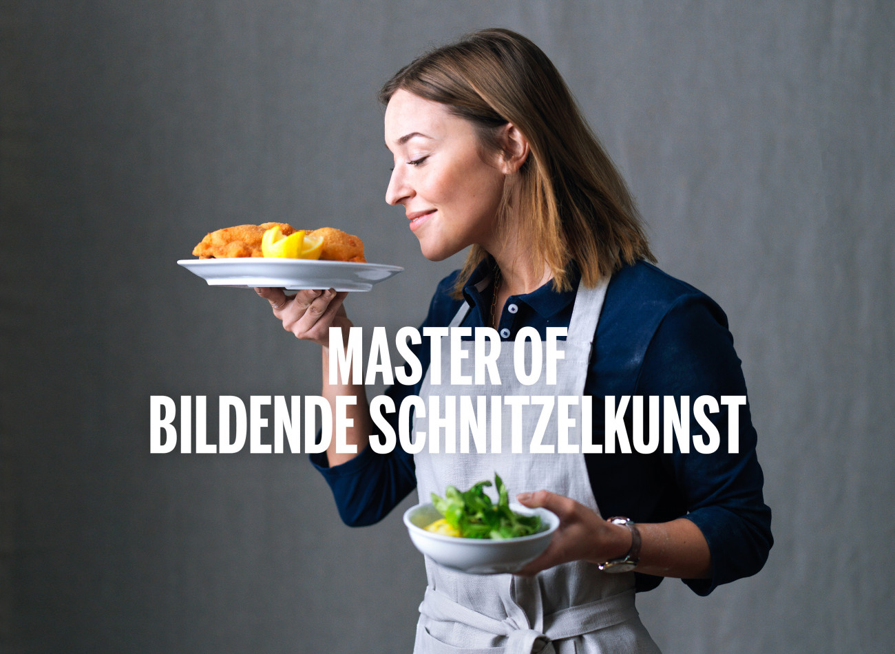 Schnitzel Akademie Slideshow Bild mit der Aufschrift 