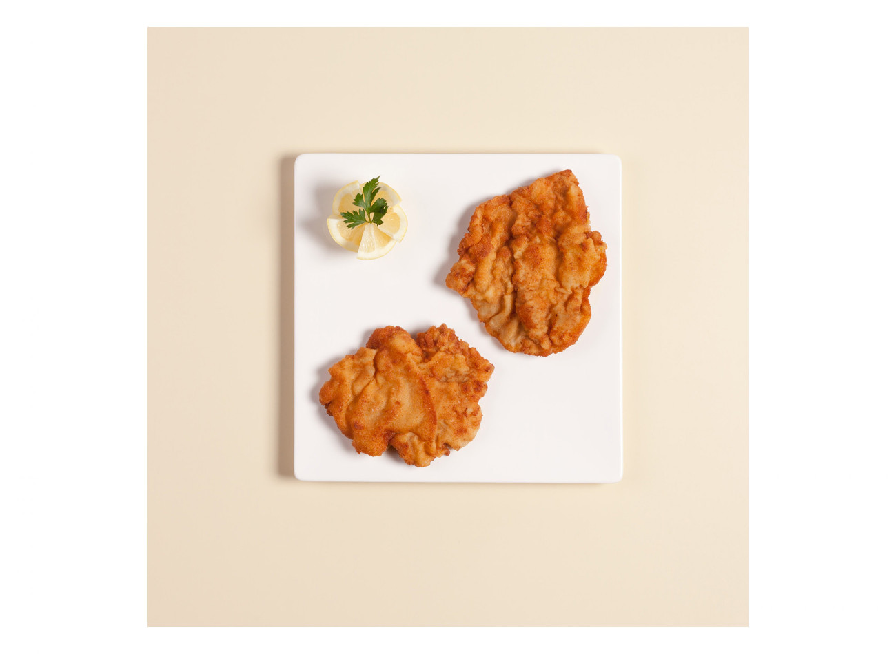 Wiener Schnitzel Zubereitung: Servieren und genießen
